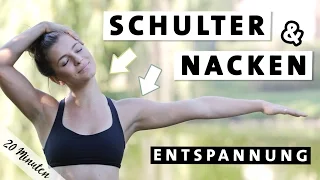 Yoga Schulter Nacken Entspannen | Verspannungen lösen | Übungen für den Alltag