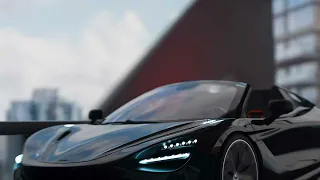 McLaren 720s car animation in blender 😎