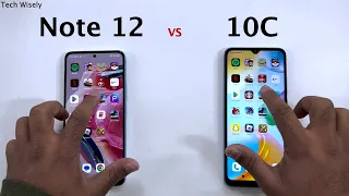 Xiaomi Redmi Note 12 vs Redmi 10C - Speed Test