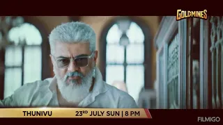 #Thunivu (Hindi) 23rd July Sun 8 PM | Ajith Kumar | Tv Par Pehli Baar |Premier