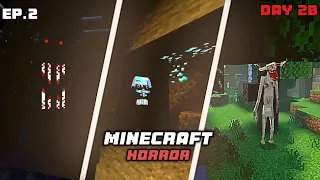 I Spent 30 day in horror minecraft  - ep.2 | scary | horror | minecraft | bedrock | mcpe | fearcraft