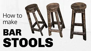 How to make bar stools