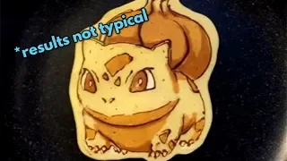 Easy Pokemon Pancake Art! |8 Bit Brody|