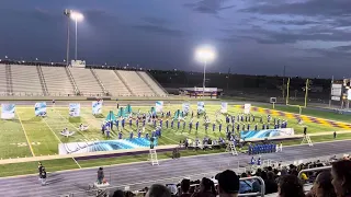 The Porter High School Marching Band at the Pigskin Jubilee in San Benito on 10/14/2023