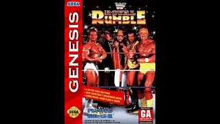 WWF Royal Rumble Game Play (Sega Genesis) With Game Genie Cheats - SEE DESCRIPTION