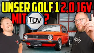 Endlich LEGAL auf der Straße? - Golf 1 2.0 16V - Zu Besuch bei Risse Motorsport!