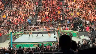 LIV MORGAN CASHES IN MONEY IN THE BANK LIVE CROWD REACTION MITB 2022