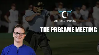 How to conduct a PREGAME MEETING | Umpire Training