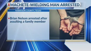 Machete-wielding man arrested by Harrison County deputies