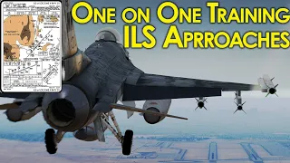 DCS F-16C Viper One on One Training - ILS Approaches