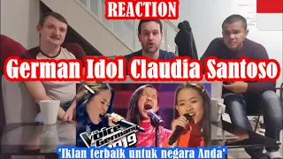 Reaction to The Voice Germany Claudia Emmanuele Santoso 🇮🇩