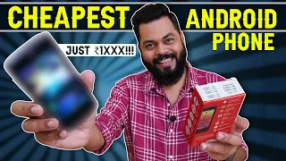 We Bought The Cheapest Android Smartphone From Amazon⚡⚡⚡Just For Rs. 1XXX!!