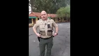 Woman berating Sonoma Sheriff deputy