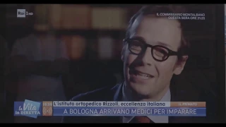 Servizio dedicato all'operato del Prof. Cesare Faldini - La vita in diretta 2019