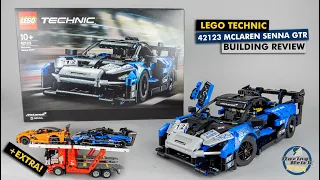 LEGO Technic 42123 McLaren Senna GTR detailed building review