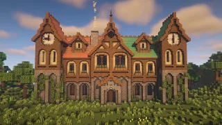 Minecraft Fantasy Mansion Tutorial