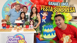 GANHEI UMA FESTA DE SURPRESA DA MARIA CLARA E JP