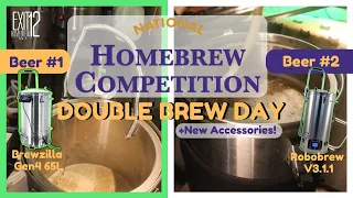 EP #165: 2024 National Homebrew Competition Double Brew Day! New Recirculation Arm & Sparge Setup!