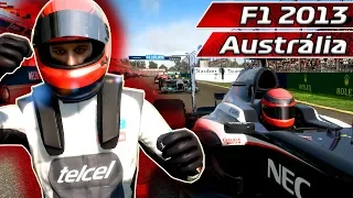 F1 2013 - MODO CARREIRA - #01 - GP da AUSTRÁLIA - SAUBER | Jogos Clássicos | #50K