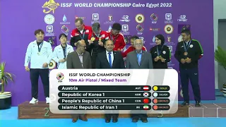 Final 10m Air Pistol Mixed Team  – WCh Rifle/Pistol 2022, Cairo, Egypt (17.10)