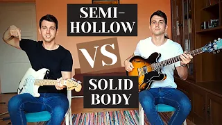 Stratocaster vs ES-335// Solid Body vs Semi-Hollow Body//