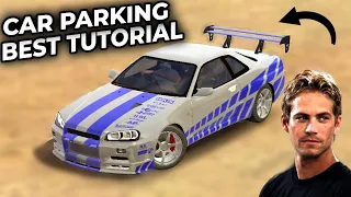 КАК СДЕЛАТЬ PAUL WALKER SKYLINE GTR R34? (НОВОЕ ОБНОВЛЕНИЕ!) Car Parking Multiplayer