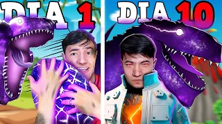 SOBREVIVI 100 DIAS NO ARK CIÊNCIA! CRIEI E DOMEI VARIOS DINOSSAUROS HÍBRIDOS!