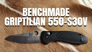 BENCHMADE GRIPTILIAN 550-S30V: an Iconic Knife Every Knife Enthusiast Should Own