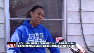 Accused peeper arrested in St. Pete
