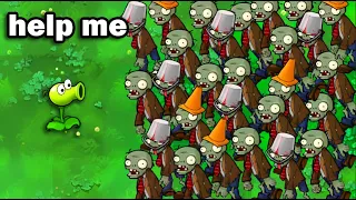 I Beat 100% Of Plants Vs Zombies For The Nostalgia