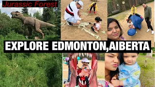 Must see spots in Edmonton , AlBERTA | Part 3 | Jurassic Forest explore and learn