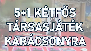 5+1 kétfős társasjáték karácsonyra!