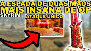 Skyrim - A ESPADA DE DUAS MAOS MAIS INSANA DO JOGO (ATAQUE UNICO MUITO FORTE) COMO PEGAR MUITO OP!!!