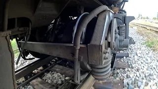 Тележка тепловоза М62 2 / M62 locomotive bogie wheelcam 2