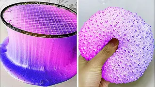 Oddly Satisfying Slime ASMR No Music Videos - Relaxing Slime 2021 - 224