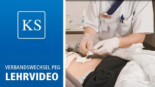 Lehrvideo | Verbandswechsel einer PEG