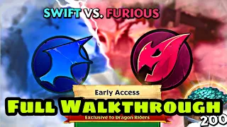 SWIFT VS. FURIOUS Full Walkthrough - New Gauntlet Event - Dragons:Rise of Berk