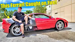 Rebuilding A Burnt Ferrari F430 With Samcrac!