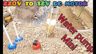How to make mini water pump |Science Project| 220V transformer use#waterpump#scienceproject #motor