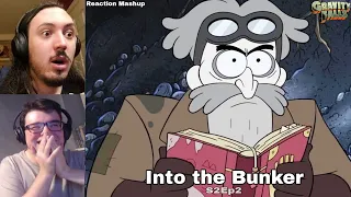 💀Into the Bunker💀 | Reaction Mashup | Gravity Falls S2Ep2