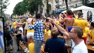 Wonderwall, SWE vs ENG fans in KIEV, EURO2012