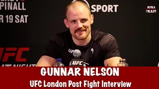 Gunnar Nelson talks win over Takashi Sato at UFC London