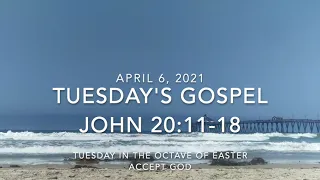 TUESDAY IN THE OCTAVE OF EASTER  ---  2021 04 06  ---  JOHN  20:11-28  ---  ACCEPT GOD