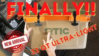 The *NEW* RTIC 32q Ultra-Light Series Cooler Best Boat Cooler Yet? Unboxing and Review..