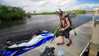 ScubaDiving Alligator Amusement Park For MY IPHONE!! (Rescue Mission) | Jiggin' With Jordan