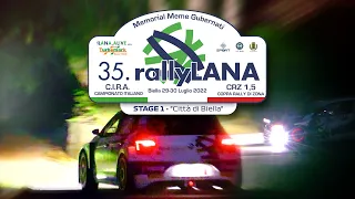 Rally Lana 2022 | CITTÀ DI BIELLA (Tracciolino) (PS1) - Pure Engine Sound Only by Night
