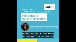 How do public health and identity politics influence vaccine uptake? Biljana Gjoneska