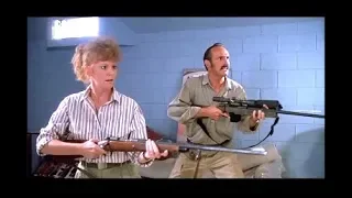 Broke Into The Wrong Goddamn Rec Room - Reba Guns Down Prehistoric Monster - Scene From Tremors