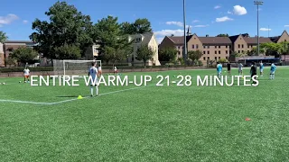 Complete Soccer Pre-Game Warm-Up Routine for Teams