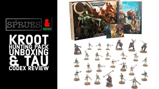 Kroot Hunting Pack Tau Empire Army Set Unboxing and 2024 Codex Review - Warhammer 40k